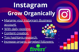 manage to organic grow fast instagram