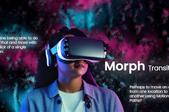 design a morph transition presentation in powerpoint