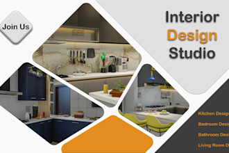 design kitchen using 3ds max