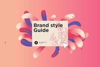 create your web brand guideline brand board brand manual, style guide