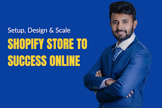 create, set up, and design shopify store for your business