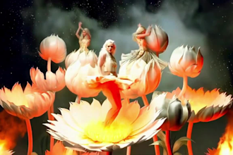 create professional ai dance music video , ai animated lyrics and custom anime