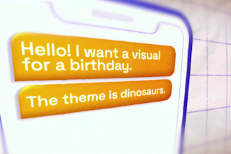create colorful animated party visuals for TV