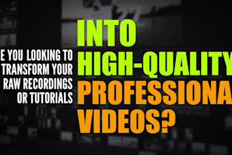 edit your videos and tutorials using camtasia