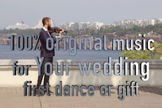 create original music for your wedding, first dance or gift