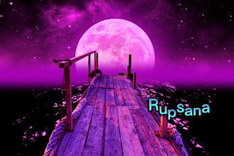 create animation exclusive meditation, relaxing sleep music video