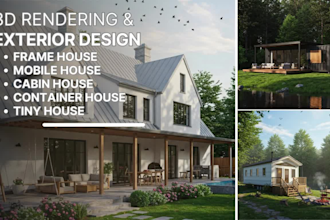 design frame house, tiny house, small house, cabin house, container house