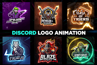 design high quality discord logo animation,pfp,icon and banner animations