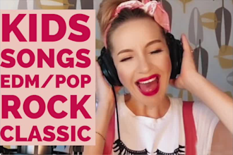 be your powerful singer edm pop kids songs