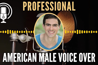 record a young adult american male voice over