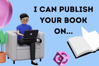 upload and publish book on amazon kindle and other platforms