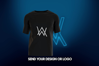 create a t shirt mockup animation for you