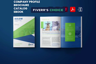 design professional bifold, trifold brochure, flyer, menu