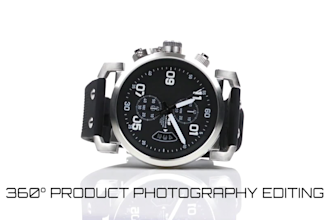 product images 360 degree spinning editing