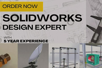 design cad models, dxf drawings, 3d printer, rendering