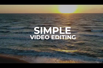 do simple video editing