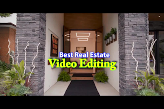 do best real estate video editing in 12 hours