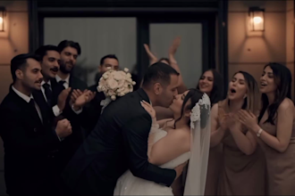 do cinematic wedding video editing with color grading