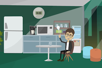 make 2d animation video for your business promotions