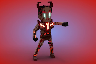 design perfect 3d voxel art or nft for the sandbox game