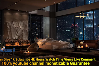 create youtube channel and raining video for you