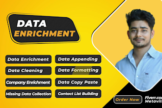 do linkedin data enrichment, data appending and missing data collection