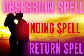 release a crazy love spell to make her obsessed with you