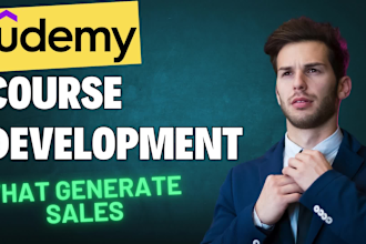 develop brand new course for udemy that generate sales