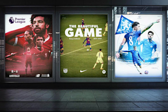 design professional sports posters, flyers, and matchday banners