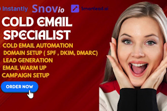 setup instantly ai instantly campaign dns record smartlead snov io and warmup