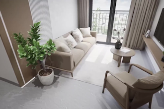 design your small apartment interior and create a walkthrough video
