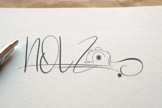 design photography  logo signature or watermark