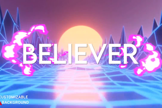 create amazing animated lyric music video