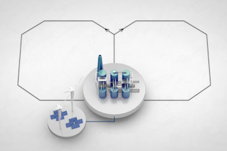 create 3d industrial animation, 3d engineering animated industrial visualization