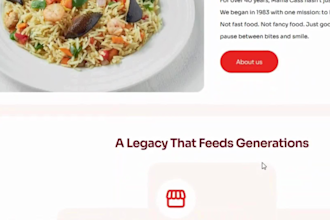 design restaurant branding website toast pos online ordering food cafe website