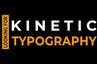 create kinetic typography and text animation video ads