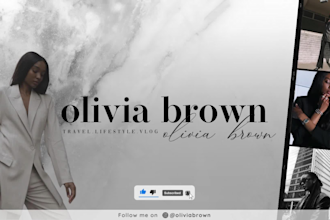 make a personalized aesthetic intro outro for youtube