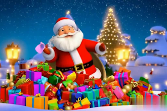 3d christmas animation,3d commercial animation,3d cartoon animation
