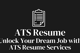 write a remarkable ats resume CV and cover letter that gets you hired