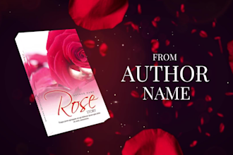 create romance book trailer video