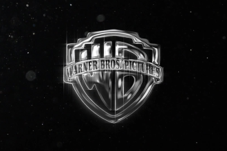 make 2d metallic silver logo animation