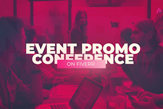 create creative event promo video