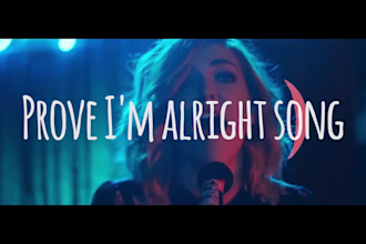make creative lyric video