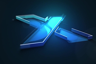 create animated logo intro video