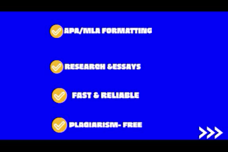 professionally proofread and format your paper in apa style