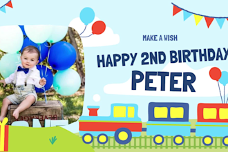 create a funny birthday video and greetings with animation