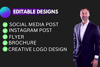 do canva editable templates social media post