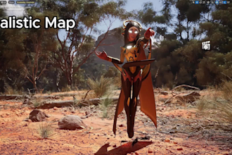 design a professional game level, environment and blockout in unreal engine 5