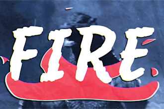 make a cool lyric video