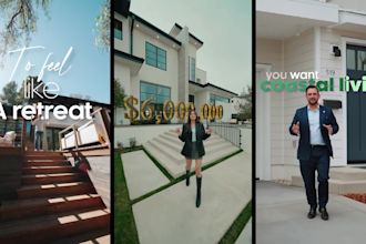 edit luxury real estate videos,trendy real estate reels and ai virtual staging